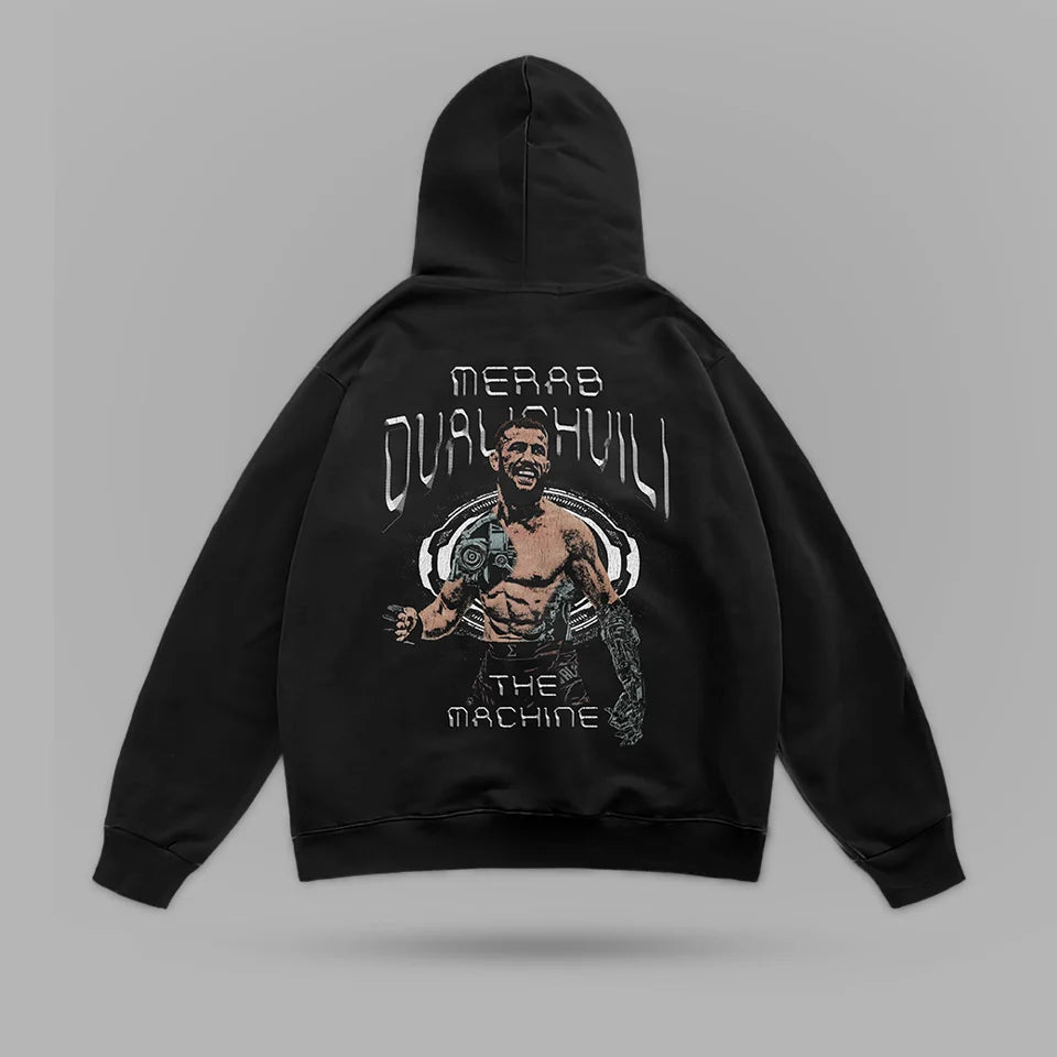 Merab Dvalishvili The Machine Oversize Hoodie
