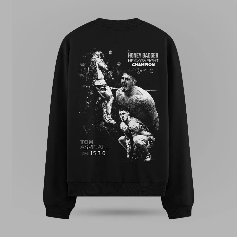 Tom Aspinall Honey Badger Oversize Sweatshirt