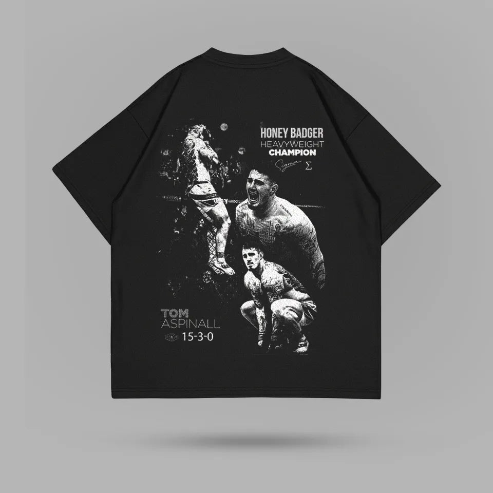 Tom Aspinall Honey Badger Tshirt