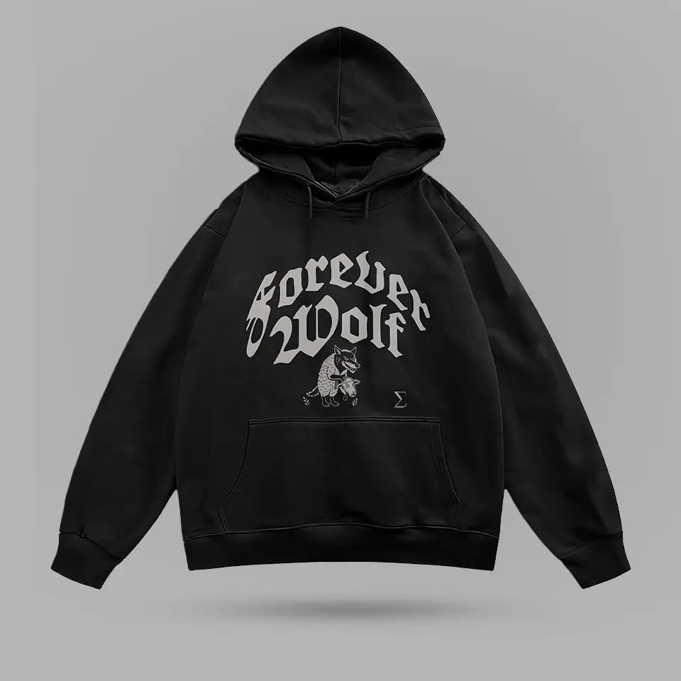 Forever Wolf Oversize Hoodie