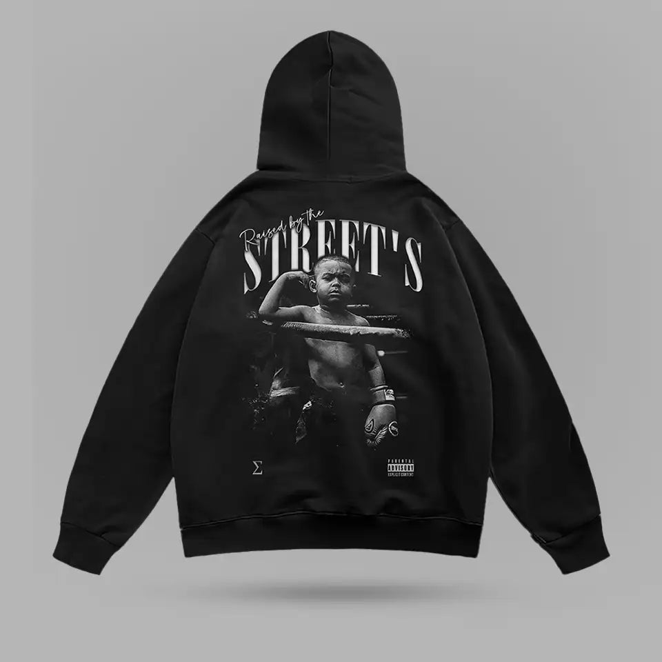 Raised By Streets Boxer Kid Oversize Hoodie