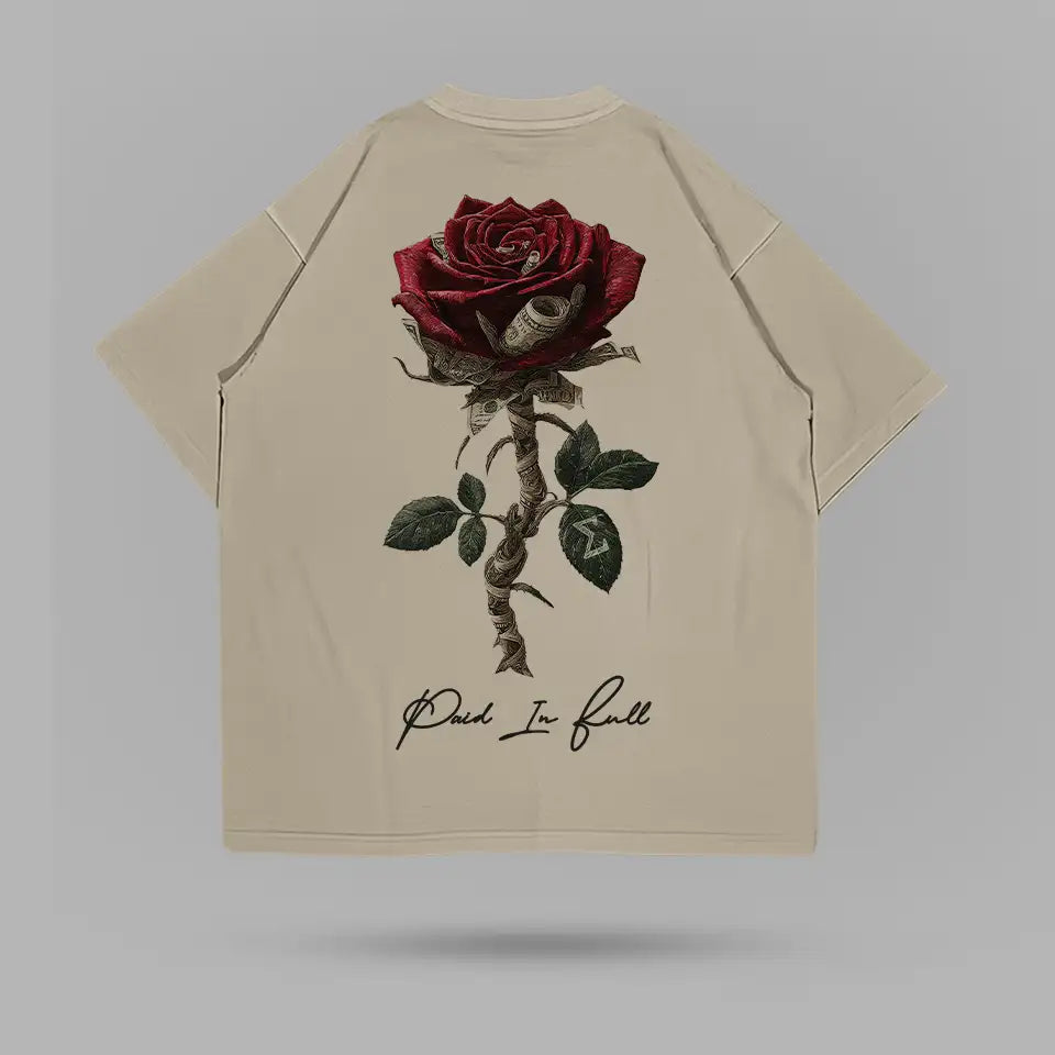 Paid In Full Rose Tshirt