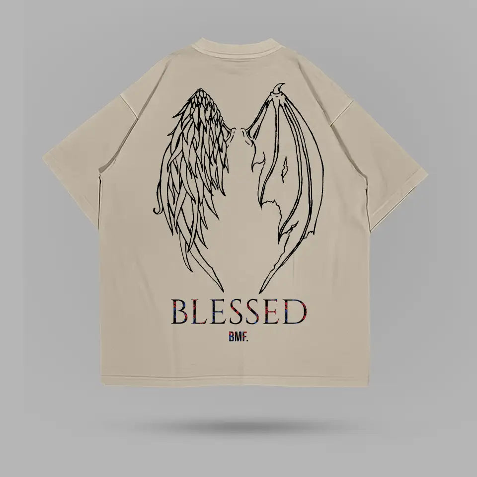 Max Holloway Blessed Wings Oversize Tshirt