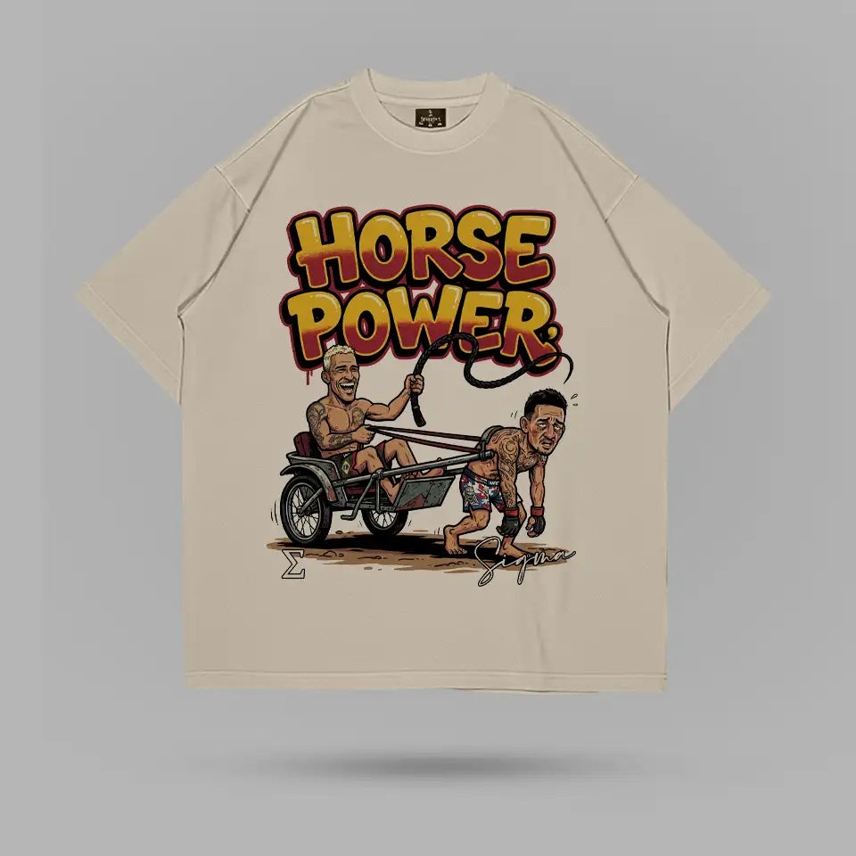 Charles Do Bronx Oliveira Horse Power Chariot T-shirt