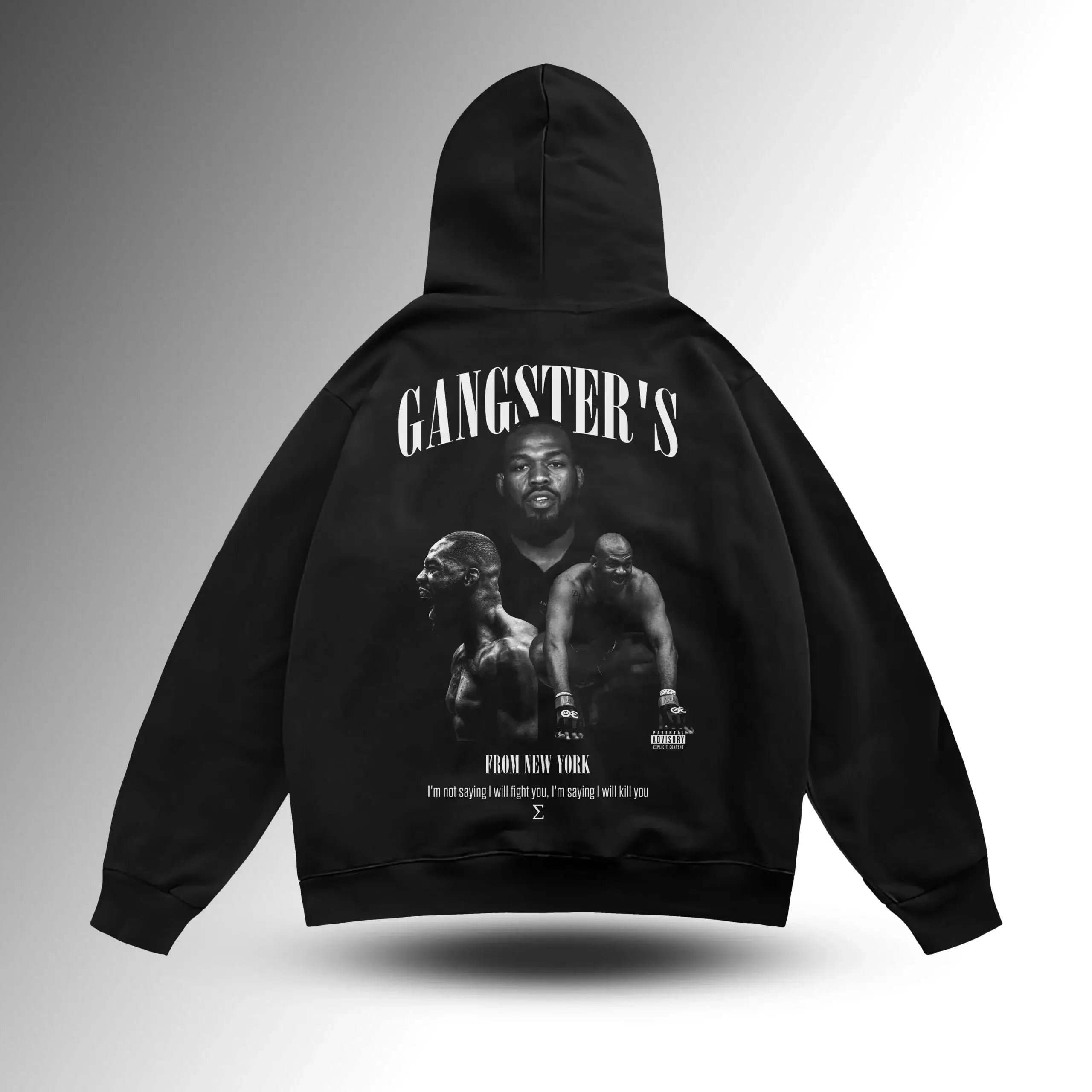 GANGSTERS Jon Jones Oversize Hoodie