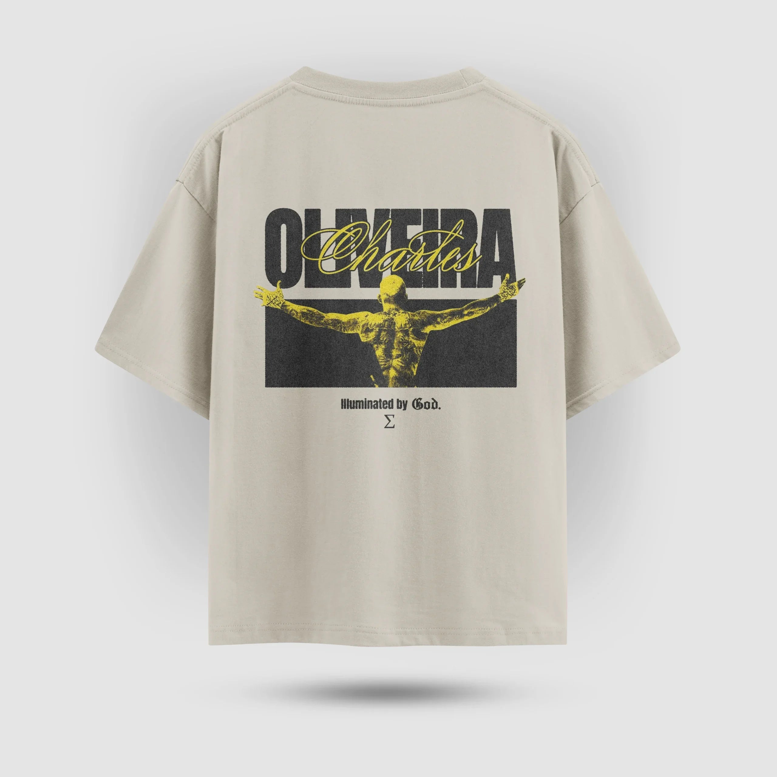 Charles Oliveira Illuminated By God Oversize Tshirt
