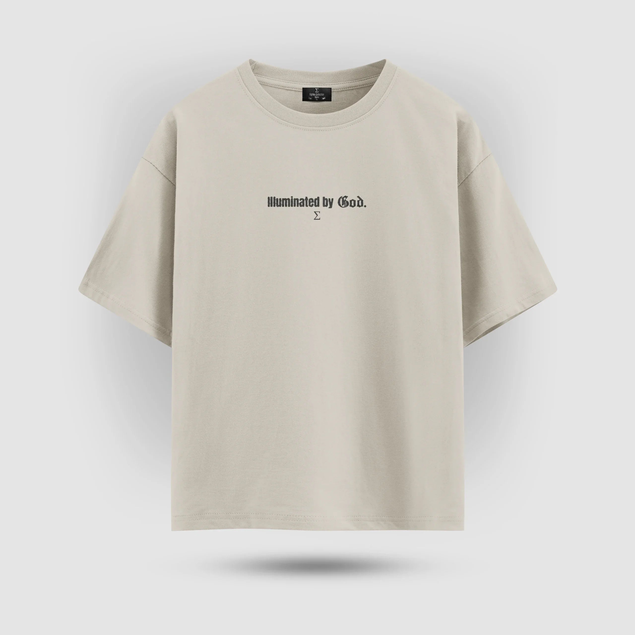 Charles Oliveira Illuminated By God Oversize Tshirt