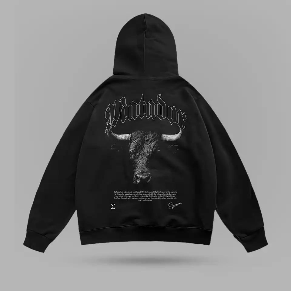 Ilia Topuria Matador Oversize Hoodie