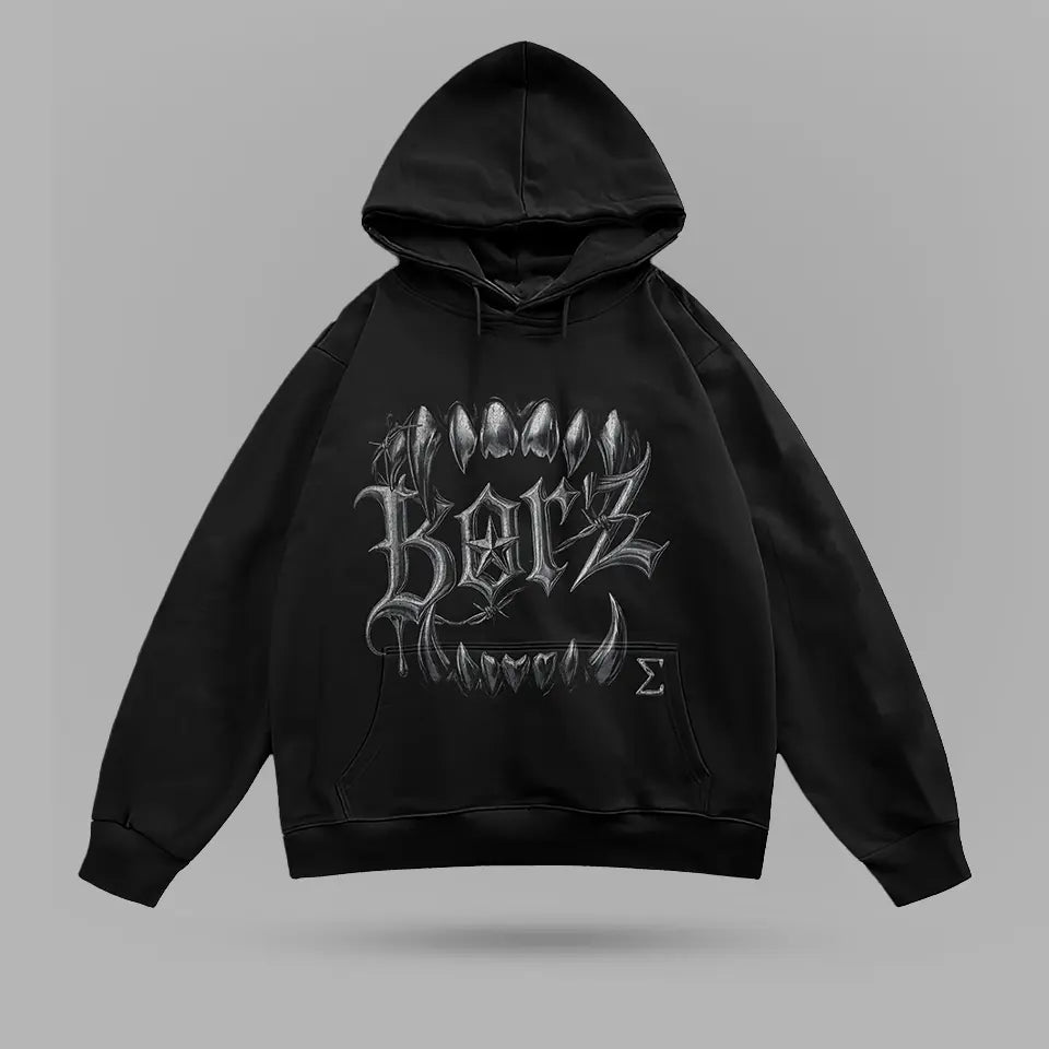 Khamzat Chimaev Borz Teeths Oversize Hoodie