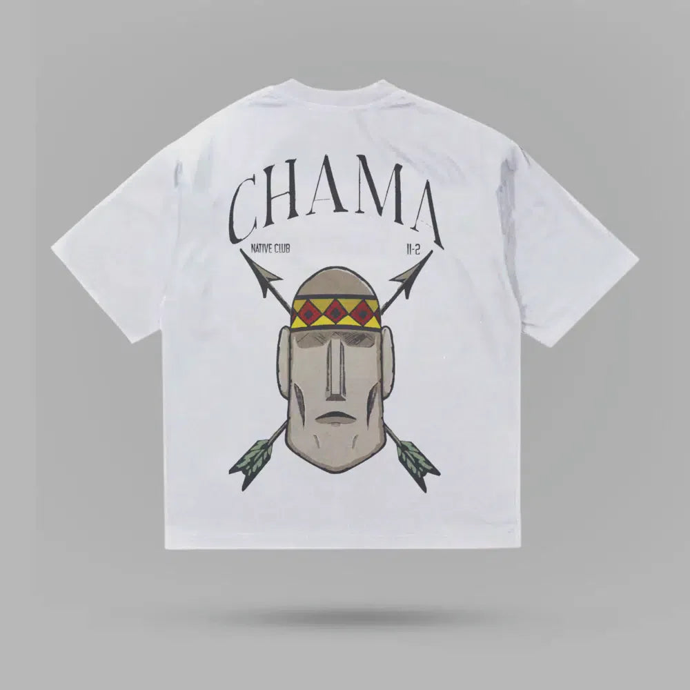 Alex Pereira CHAMA Native Club Beyaz Oversize Tshirt