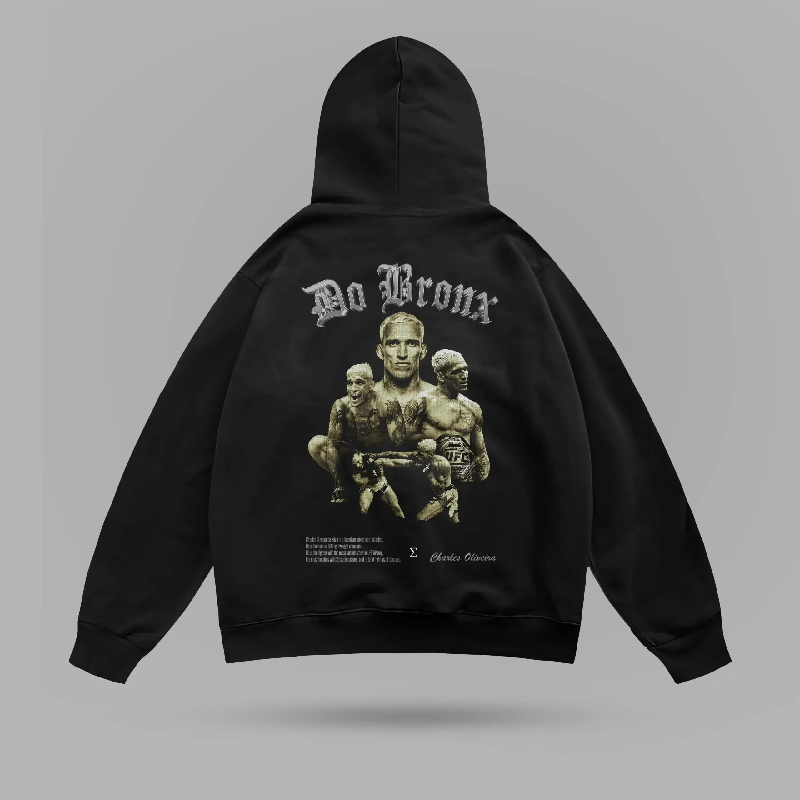 Charles Oliveira Do Bronx Street OVERSİZE Hoodie
