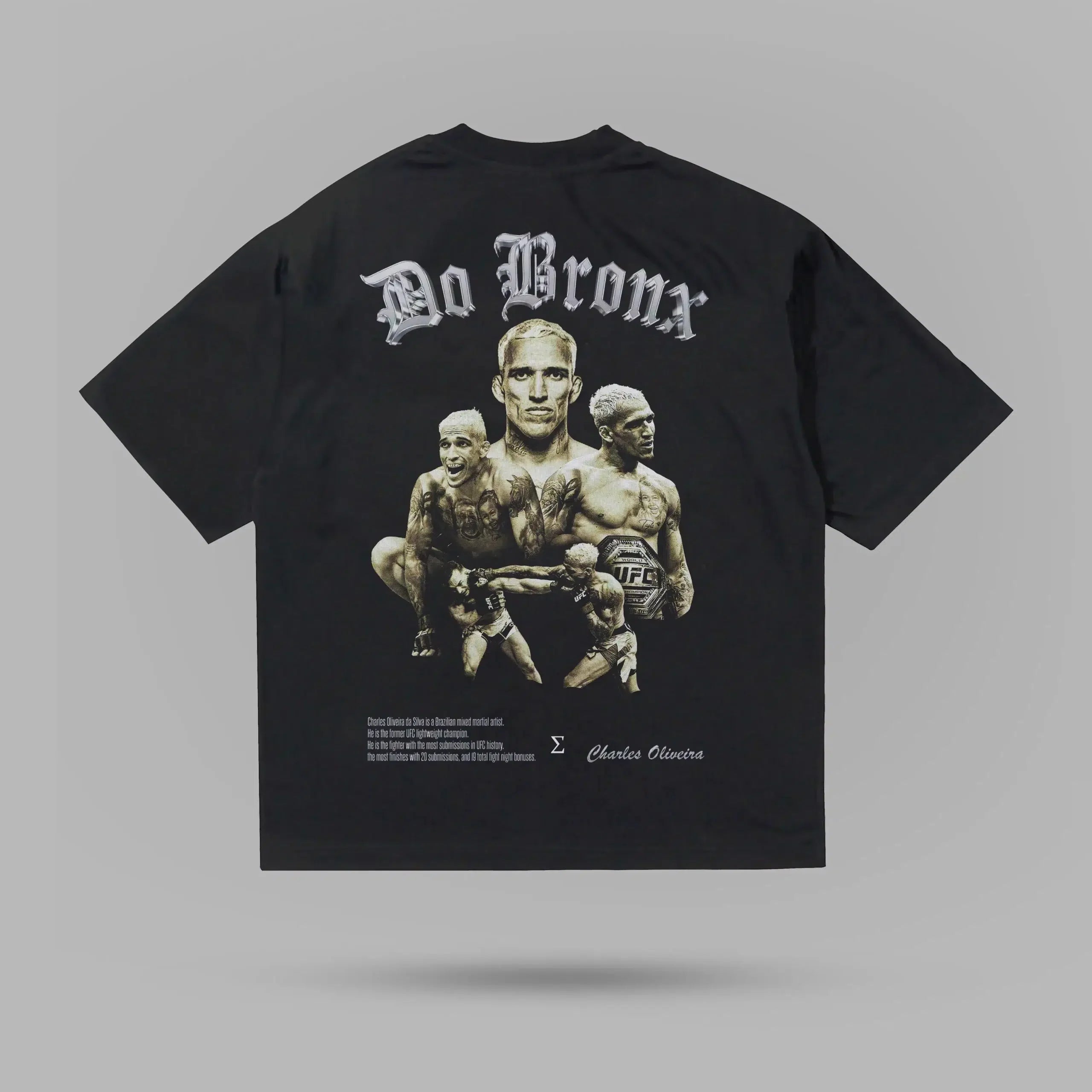 Charles Oliveira Do Bronx Street OVERSİZE T-SHİRT