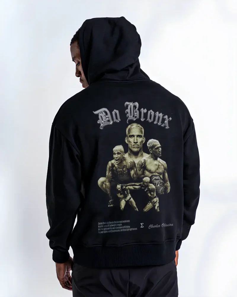 Charles Oliveira Do Bronx Street OVERSİZE Hoodie - Image 3