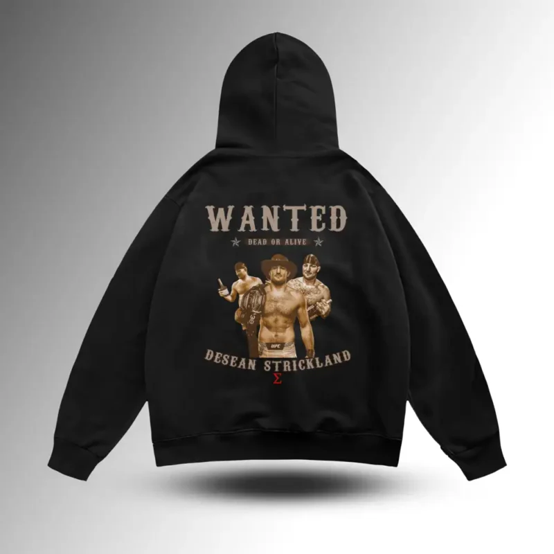 Sean Strickland WANTED Oversize Hoodie