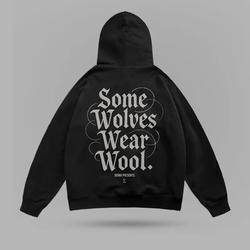 Forever Wolf Oversize Hoodie - Image 2