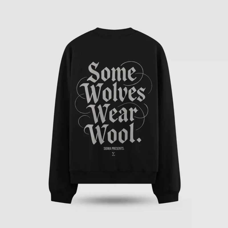 Forever Wolf Oversize Sweatshirt - Image 2