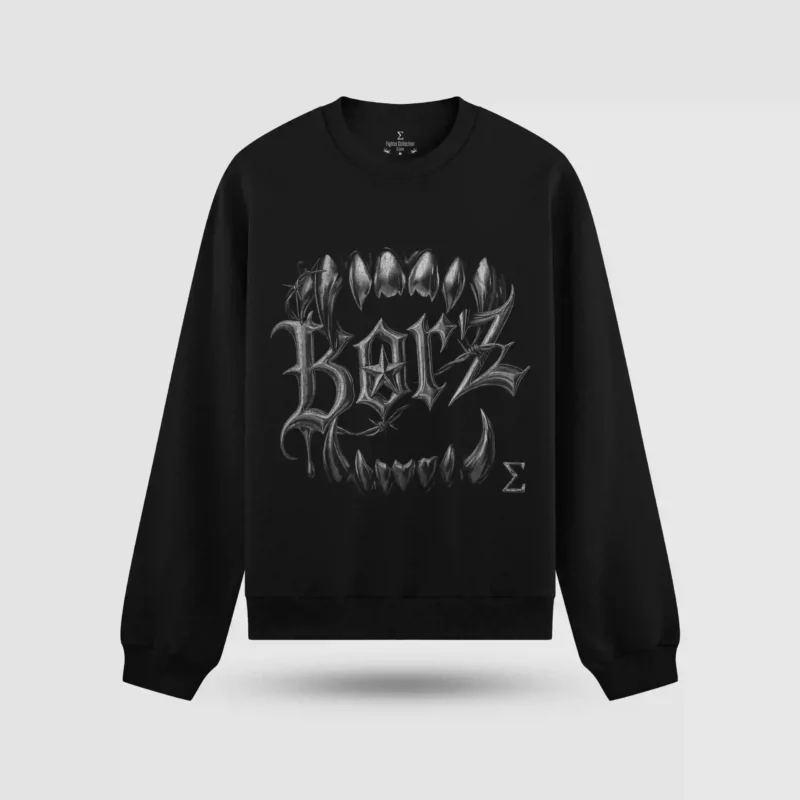 Khamzat Chimaev Borz Teeths Oversize Sweatshirt