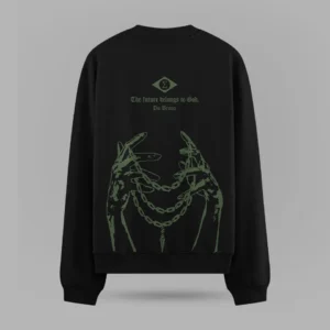 Charles Oliveira Do Bronx Necklace Oversize Sweatshirt