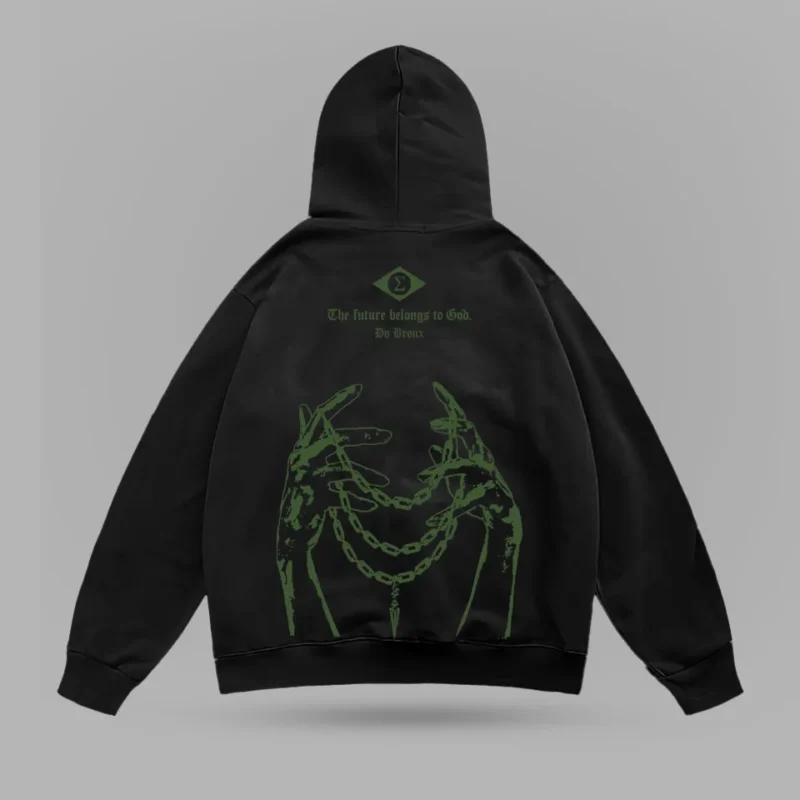 Charles Oliveira Do Bronx Necklace Oversize Hoodie