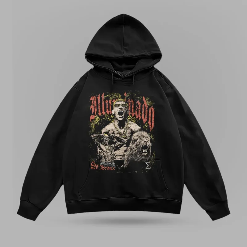 Charles Oliveira Illuminado Bootleg Oversize Hoodie