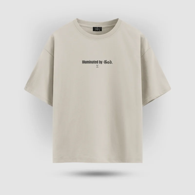 Charles Oliveira Illuminated By God Oversize Tshirt - Image 2